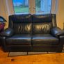 3 + 2 seater leather sofa set for sale Image 4