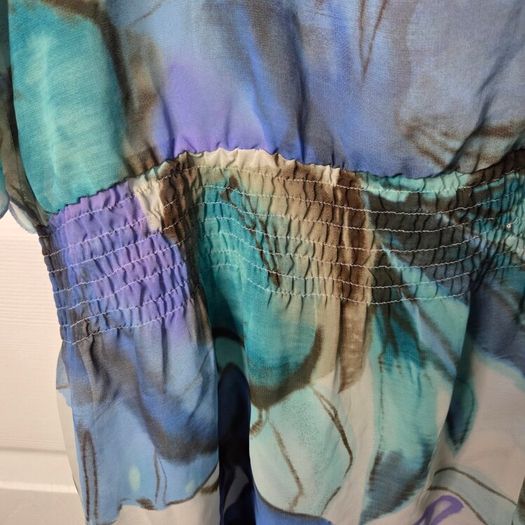 women's chiffon blouse,tunic. size 12