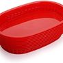 40 Pack 27 x 18 x 3.5 cm Fast Food Baskets, Red Plastic Baskets for Hot Dogs, Burgers, Sandwiches and Fries, Dishwasher safe and Microwavable Image 4