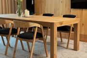 Oak Dining Armchair Plush Upholstered. Any Colouir or material