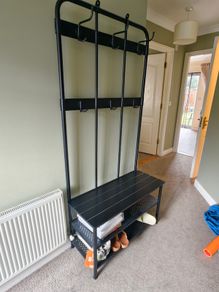 Ikea hallway Coat and Shoe Rack