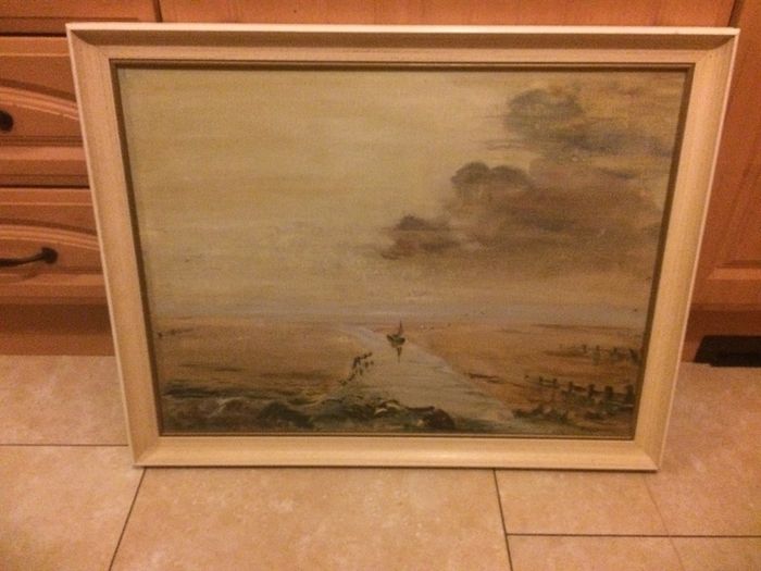 oil painting signed free postage