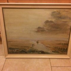 oil painting signed free postage