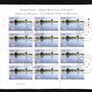 2006 Ireland Inland Waterways Commemorative Stamp Sheetlet Plate 1A1A1A1A Fine Used with Dublin cancel of 20th October 2006 Image 5