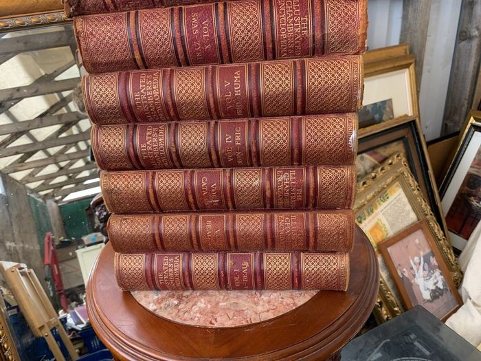Old leather books