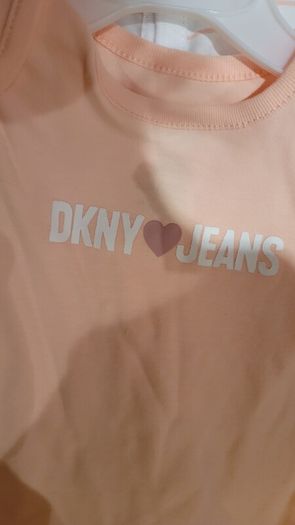DKNY Bodysuit & Bib Set Age 6-9 months