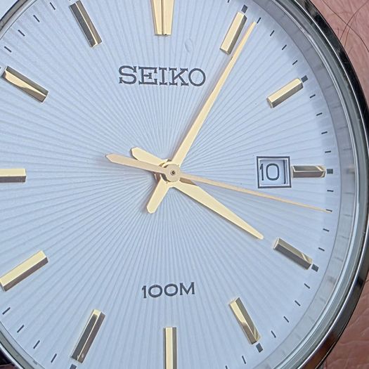 Seiko SUR107P1 Two-Tone Quartz Dress Watch