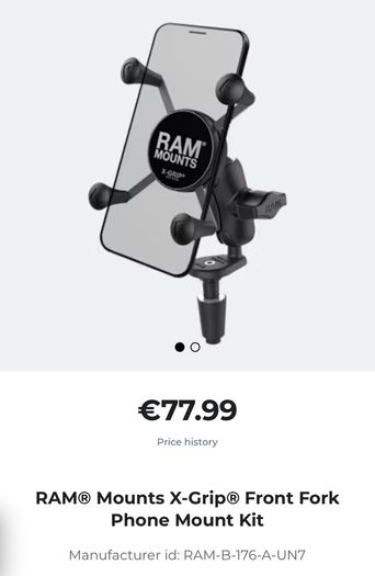 Motorcycle Phone Holder - RAM
