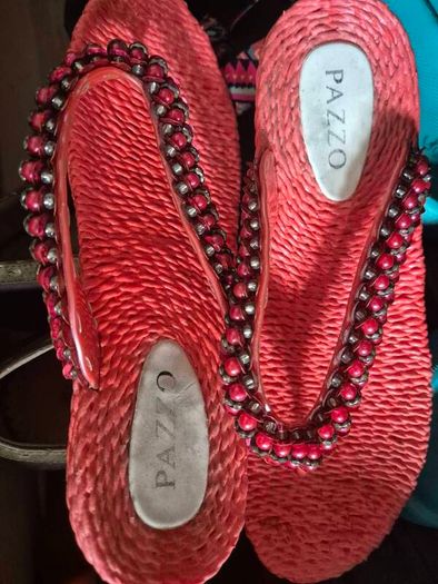 Pazzo Jewelled Flip Flops
