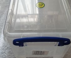 Really Useful Storage Box 1.6 Litre Clear - 10 each Home Office School College