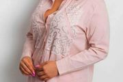 Lovely Pink Shirt with Sequins size 16 (new/with tags)