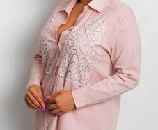 Lovely Pink Shirt with Sequins size 16 (new/with tags)
