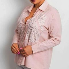 Lovely Pink Shirt with Sequins size 16 (new/with tags)