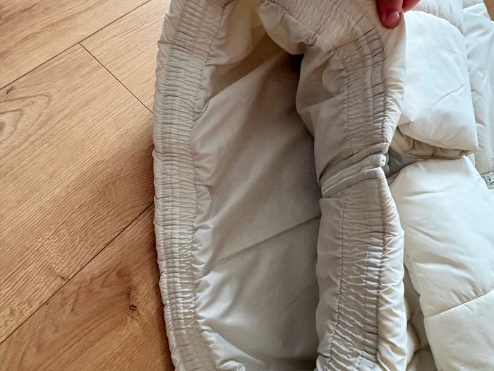 Nike cream puffer jacket