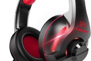 Gaming Headset for Nintendo Switch, PS4 Headset with Mic Xbox One Gaming Headphone with Surround Stereo &amp; LED Light, Compatible with PC/PS5/Xbox Series X/S (USB Extension Cable Contained), MULTIPLE COLOURS AVAILABLE (FREE POSTAGE)