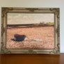 Vintage signed oil painting Millisle beach CO Down Image 6