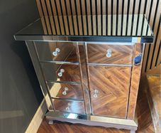 Mirrored Hall Cabinet
