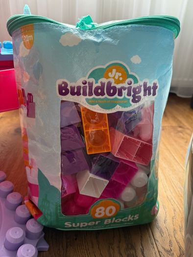 Mega Bloks Table and Two bags of bloks