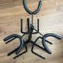 Guitar stand Comfortably takes 3 instruments and collapses for hand storage/travel height adjustment option Ritter electric acoustic classical guitar parts accessories Image 2
