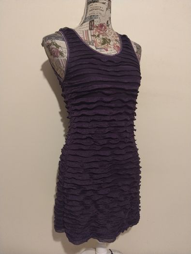 Beautiful Purple Ruffle Dress