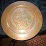 Beautiful Old Mayan Warrior Calendar Aztec Copper Wall Plate, Postage Available or Collection Image 2