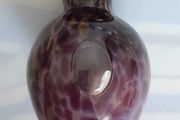 Purple - Gold -  Art Glass Vase
