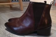 Leather Ankle Boots Size Uk 6