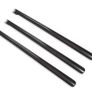 3 Pieces 23.6 Inches Extra Long Plastic Shoe Horn with Curved Handle, Long Handled Shoehorn, Black Image 2
