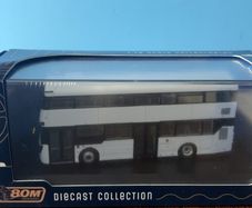 1:76 scale Wrightbus street deck plain white double door version