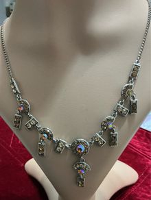 Silver toned choker