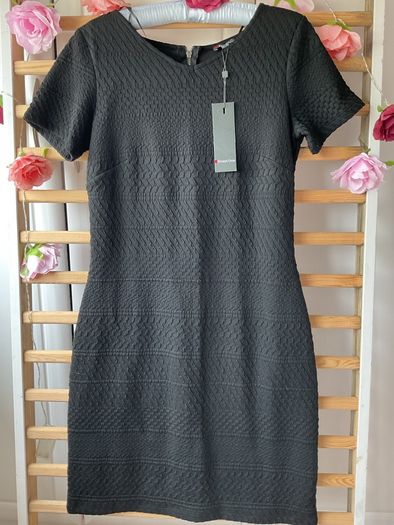 dress Bnwt black street one dress size 12 short sleeve