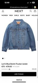 New Levi's Boys Trucker Jacket