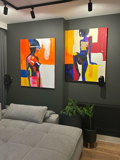 Hand- painted paintings 80x100