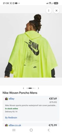2 Nike ponchos perfect for electric picnic