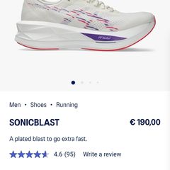 runners (UK 10) Plated fast running shoe