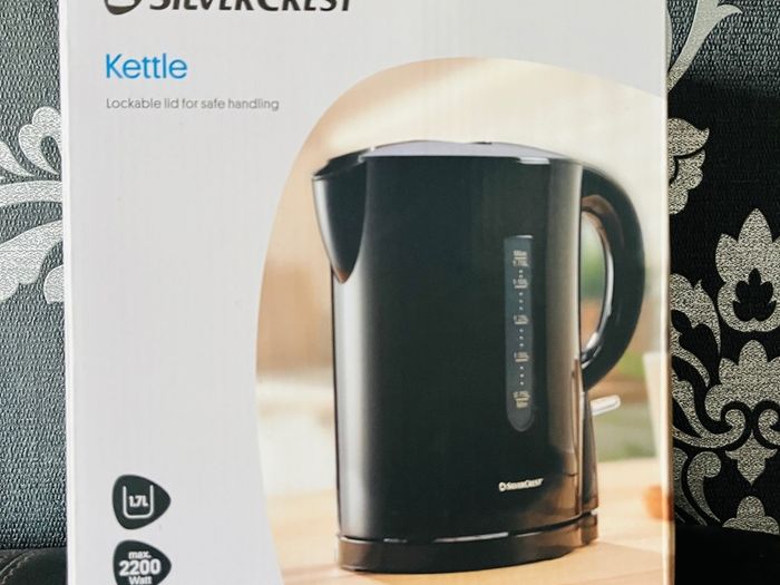 Silvercrest Black Kettle New