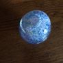Small Blue Art Glass Vase Image 4