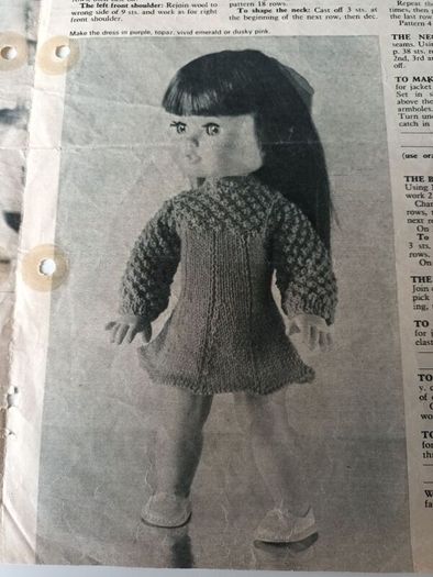 Knitting Pattern - Clothes for Dolls - 14 inch / 36cm.