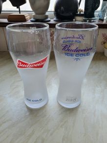 budweiser glasses