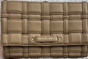 Michael Kors Ivy Woven Crossbody Handbag