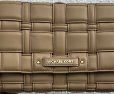 Michael Kors Ivy Woven Crossbody Handbag