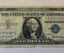 US 1 Dollar Silver Cert - Star Note / Replacement