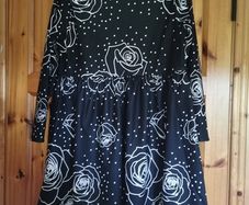 Lovely Black Midi Dress size 18