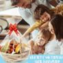 20Pcs Cellophane Basket Bags, 14X20in Clear Hamper Wrap Bag with Pull Bow Blank Hangtag & Twist Ties, Large Present Bags Set for Gift Packaging Arts Crafts Toys Fruit Christmas Making (FREE POSTAGE) Image 6