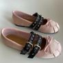 Pink Satin Ballet Flats Ballerina Shoes (MIU MIU lookalike ) Size EU 38 Image 3