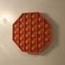 Orange hexagon pop it Image 2