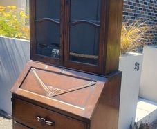 antique writing bureau desk/cabinet