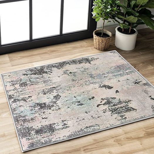 Area Rugs Modern Abstract Rugs Living Room Large Grey Beige Rug Carpet Short Pile Soft Bedroom Rugs Non-Slip Green Pink Rug Home Decor (FREE SHIPPING)