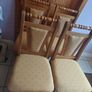 4 wooden chairs Image 4