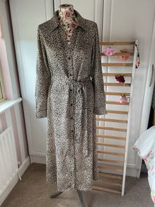 dress Bnwot animal print button through shirt dress size 12